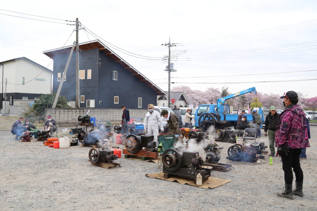 懐かしの発動機展示　継承へ一役