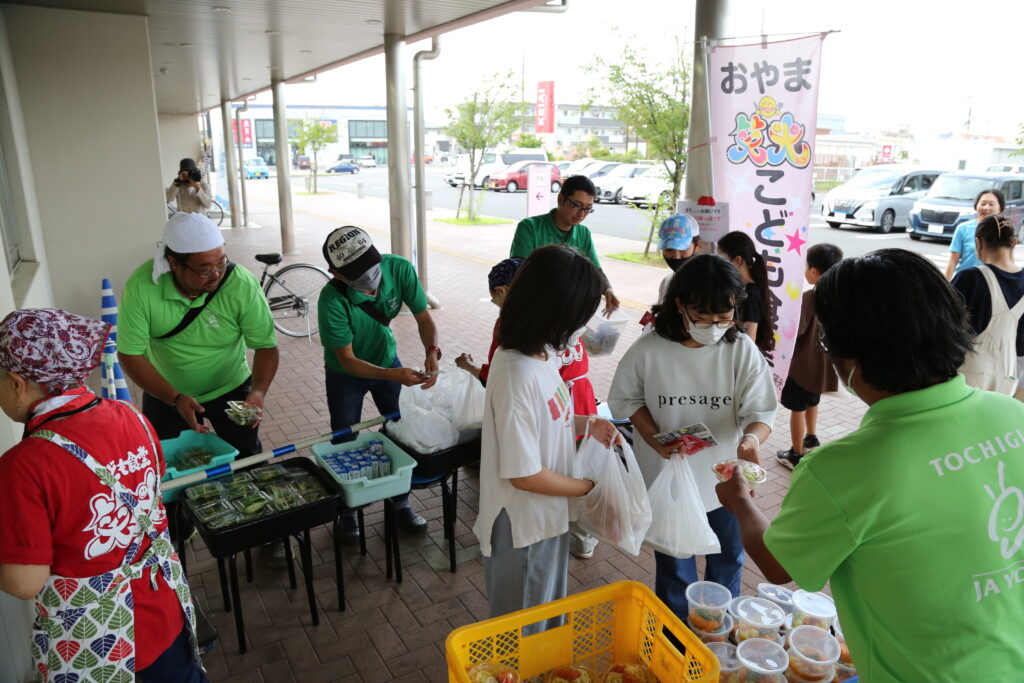 <子ども食堂に農産物