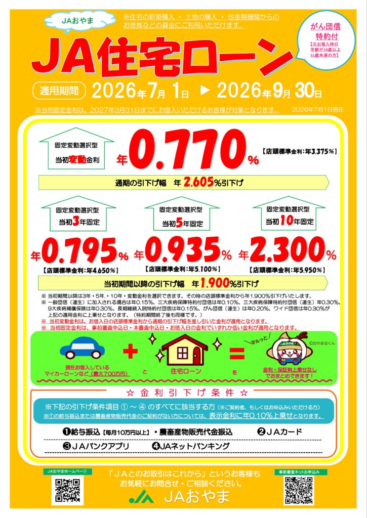 ＪＡ住宅ローン