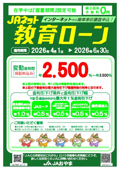 JAネット教育ローン