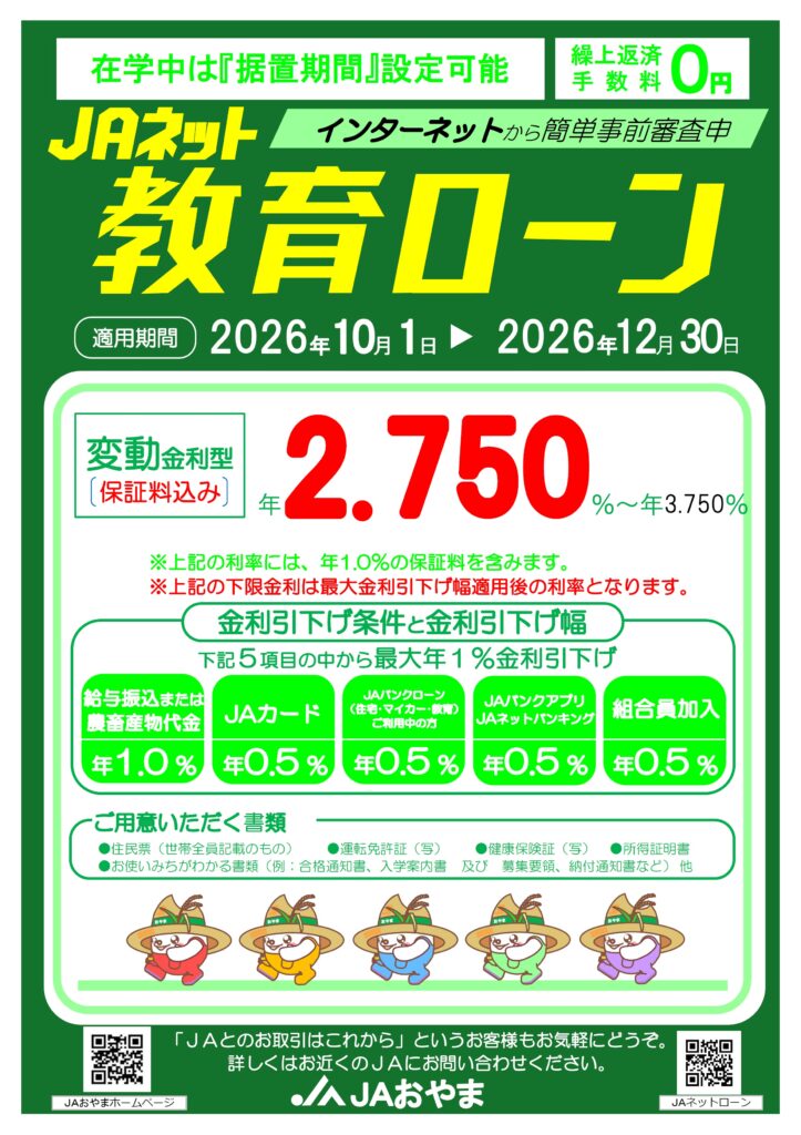JAネット教育ローン